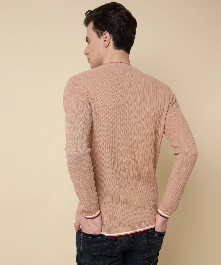 Fullsleeve Desert Rosewood Knit Tshirt Men - Vogue93