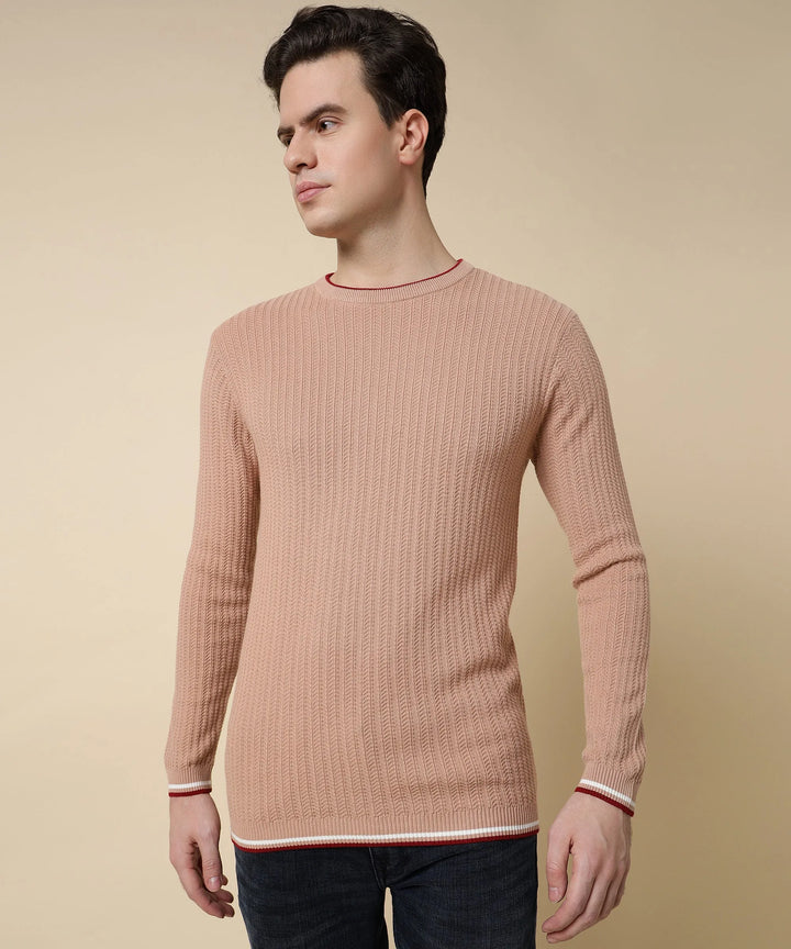 Fullsleeve Desert Rosewood Knit Tshirt Men - Vogue93