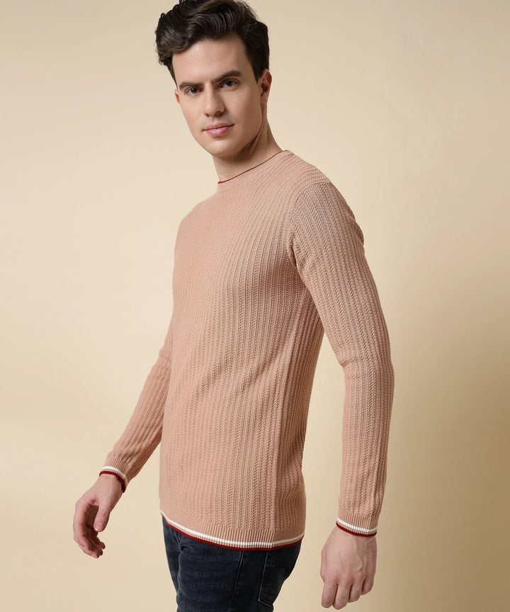 Fullsleeve Desert Rosewood Knit Tshirt Men - Vogue93