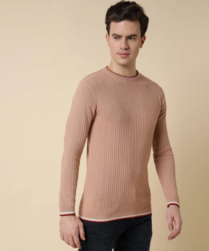 Fullsleeve Desert Rosewood Knit Tshirt Men - Vogue93